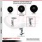 Service Caster Tool Box Caster Wheel Set 5'' Glass Filled Nylon Swivel Casters, 4PK TOOL-SCC-20S520-GFNR-2-TLB-2 - alternate 6